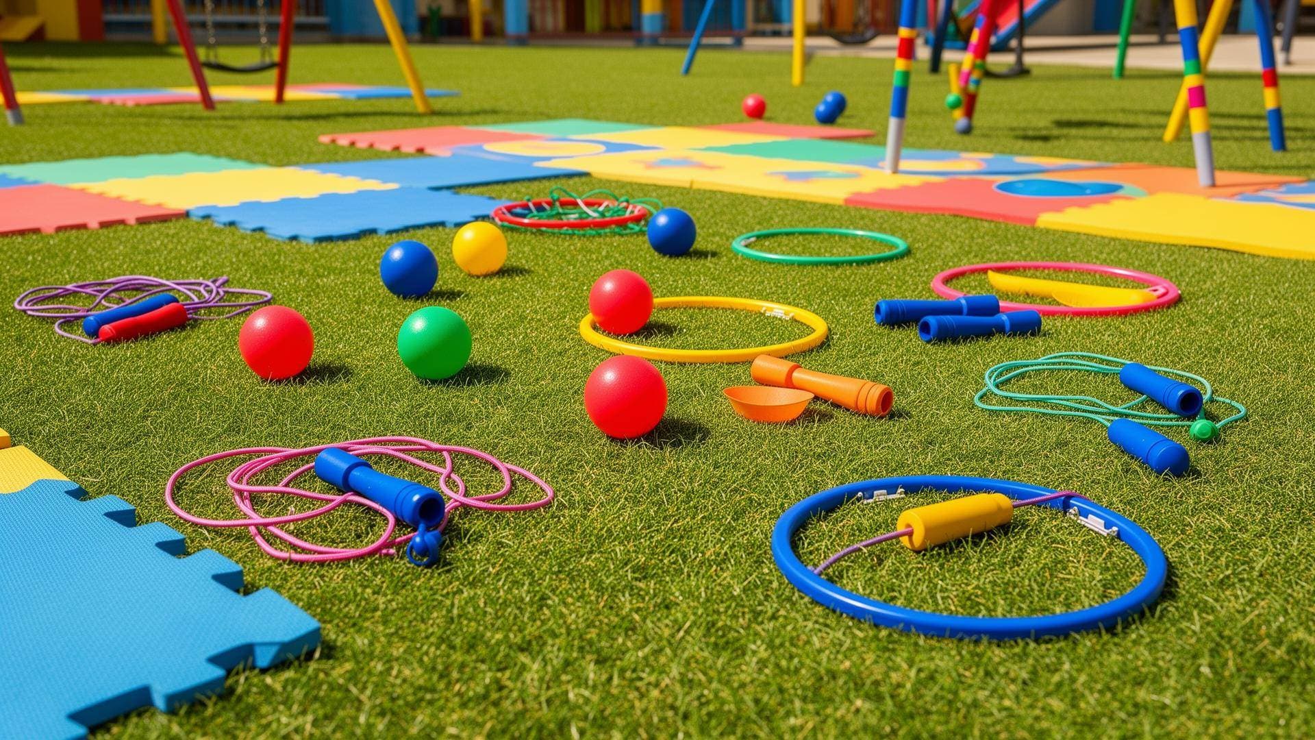 Indoor activity area at Kaizen Preschool