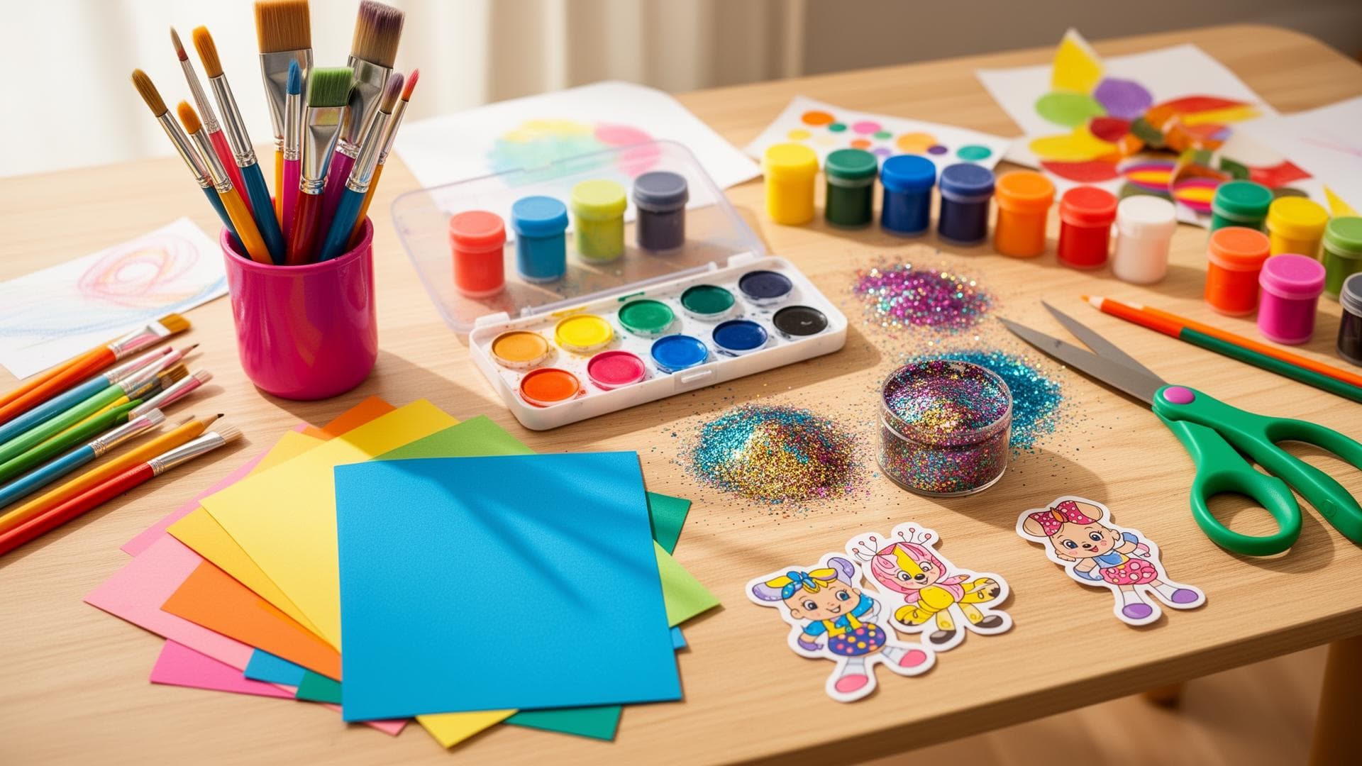 Creative classroom activity at Kaizen Preschool