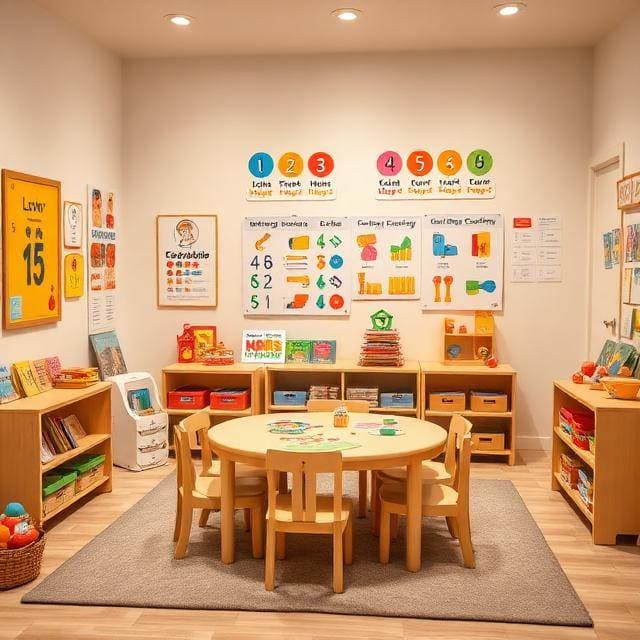 Nursery classroom at Kaizen Preschool
